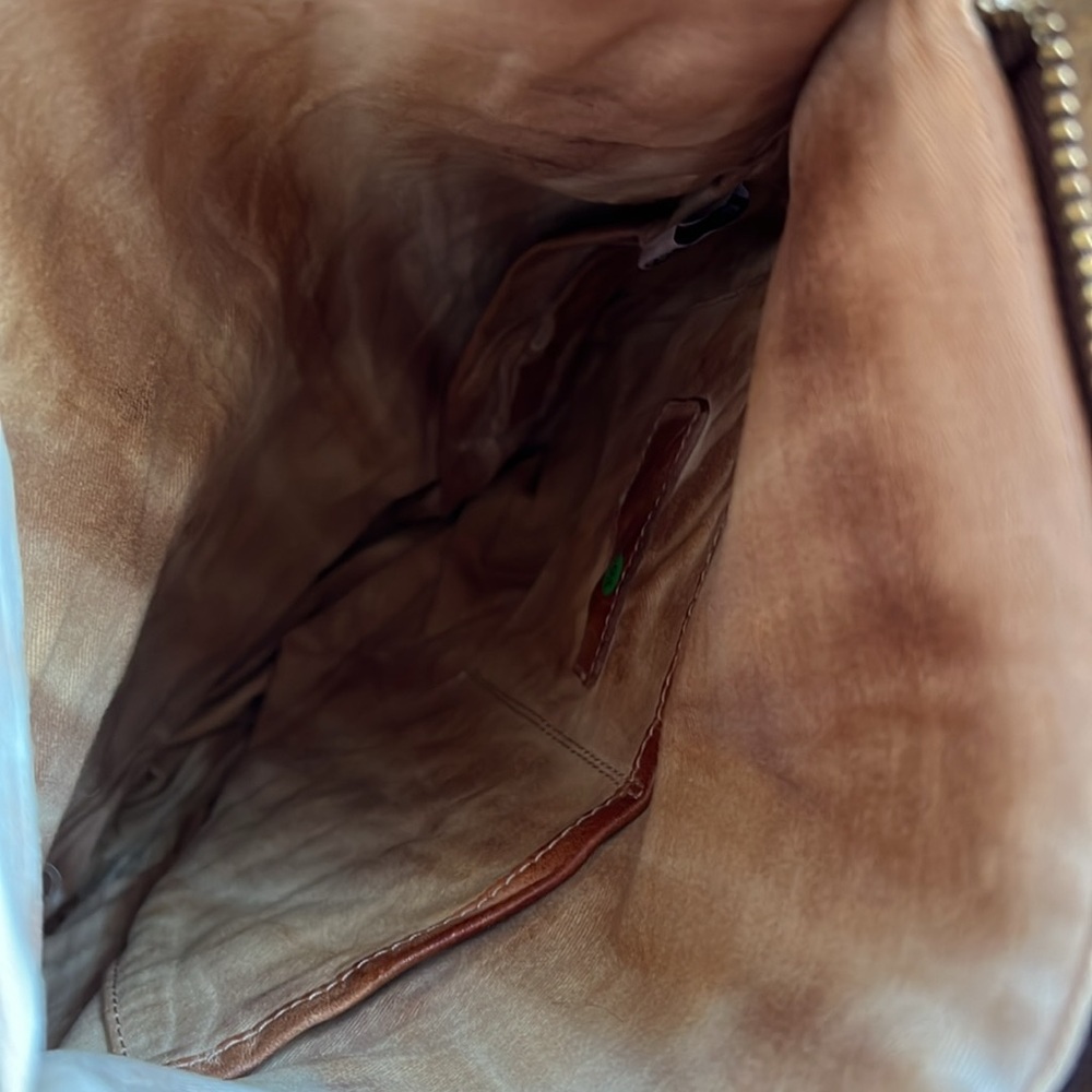 Bed Stu Brown Distressed Leather Hobo Bag - Picture 8 of 9